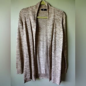 LIKE NEW Eyn Metallic Knit Open Front Cardigan Sweater